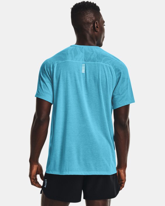 Men's UA Streaker Jacquard T-Shirt, Blue, pdpMainDesktop image number 1